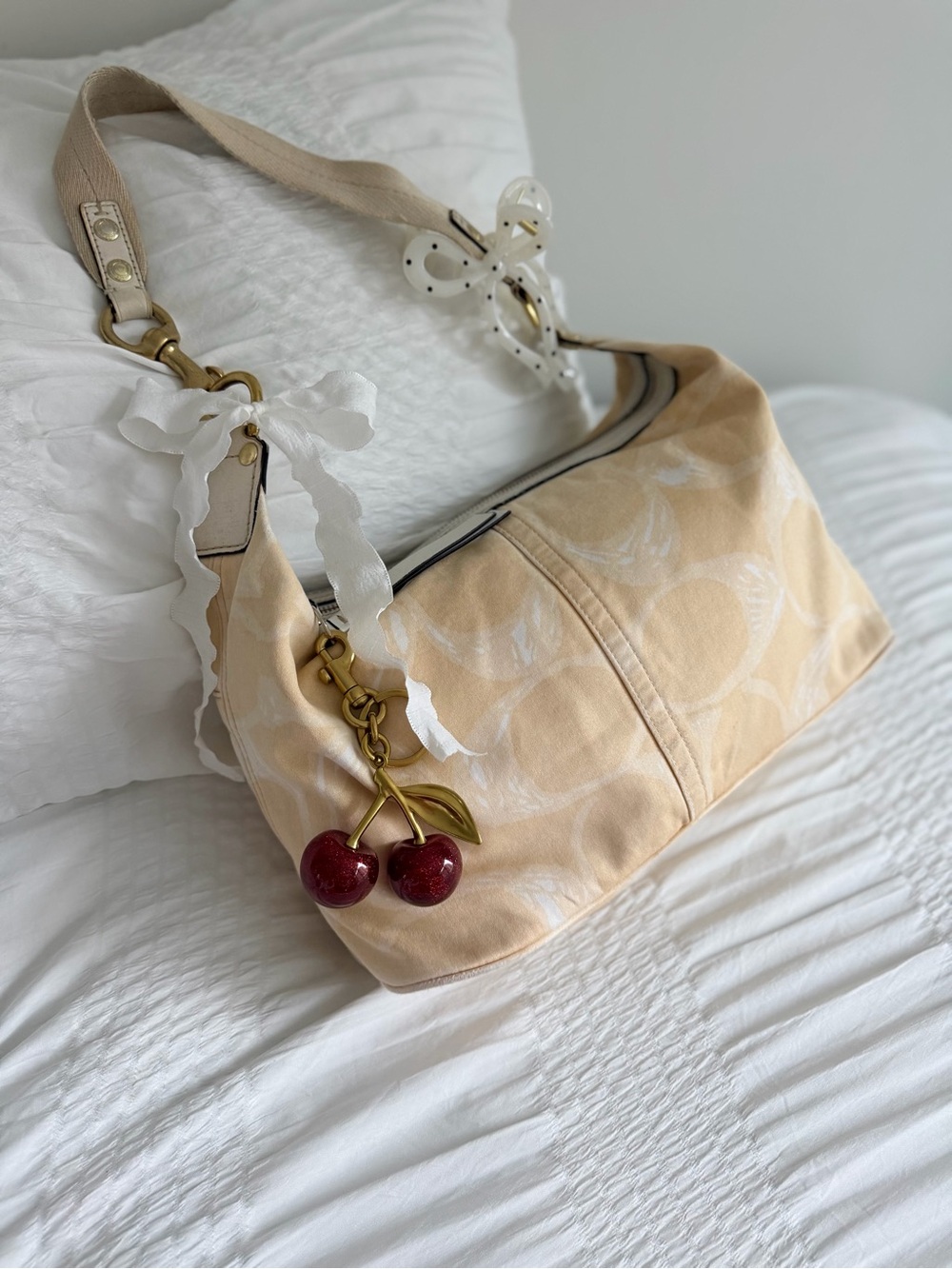 🍂 Vintage Coach Hampton Shoulder Bag w/Gold Hardware